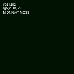 #021202 - Midnight Moss Color Image